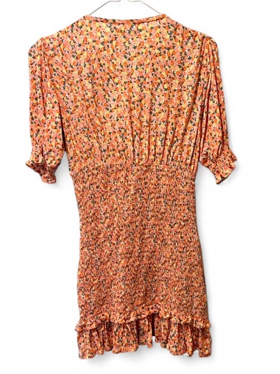 Faithfull Floral Smocked Mini Dress XS Boho Reformation Vibe - Picture 10 of 12